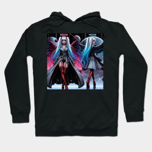 Goth Angel Girl Hoodie